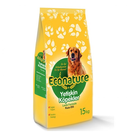 Eco Nature Lamb Kuzu Eti Yetiskin Kopek Mamasi 15 Kg