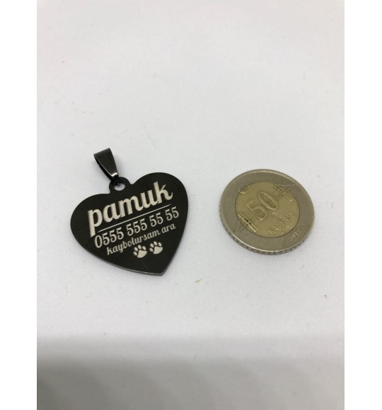 isim yazılı kedi tasması